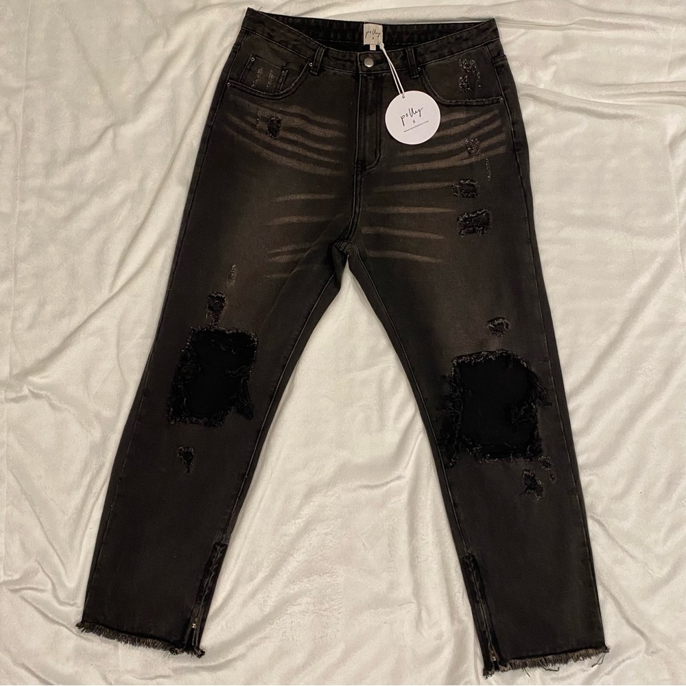 princess polly! size 10 distressed jeans new with tag!
